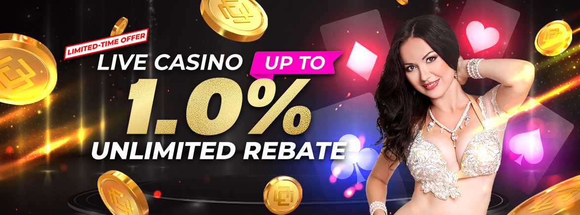 Casino 1.0% Unlimited Daily Rebate