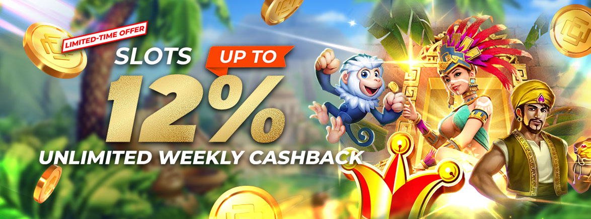 Slots Unlimited Weekly Cashback up to 12%